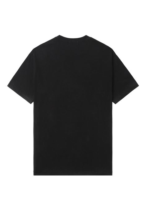 Black printed jersey T-shirt Yohji yamamoto - men Yohji Yamamoto | HPT899962